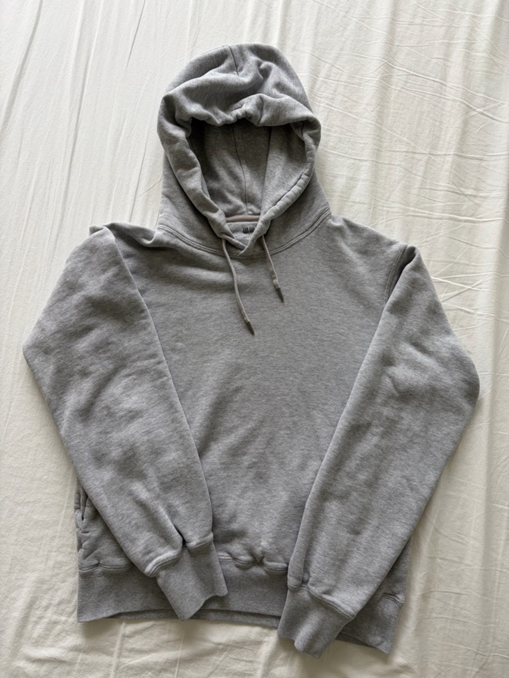 Uniqlo Unisex Light Grey Sweat Pullover Hoodie